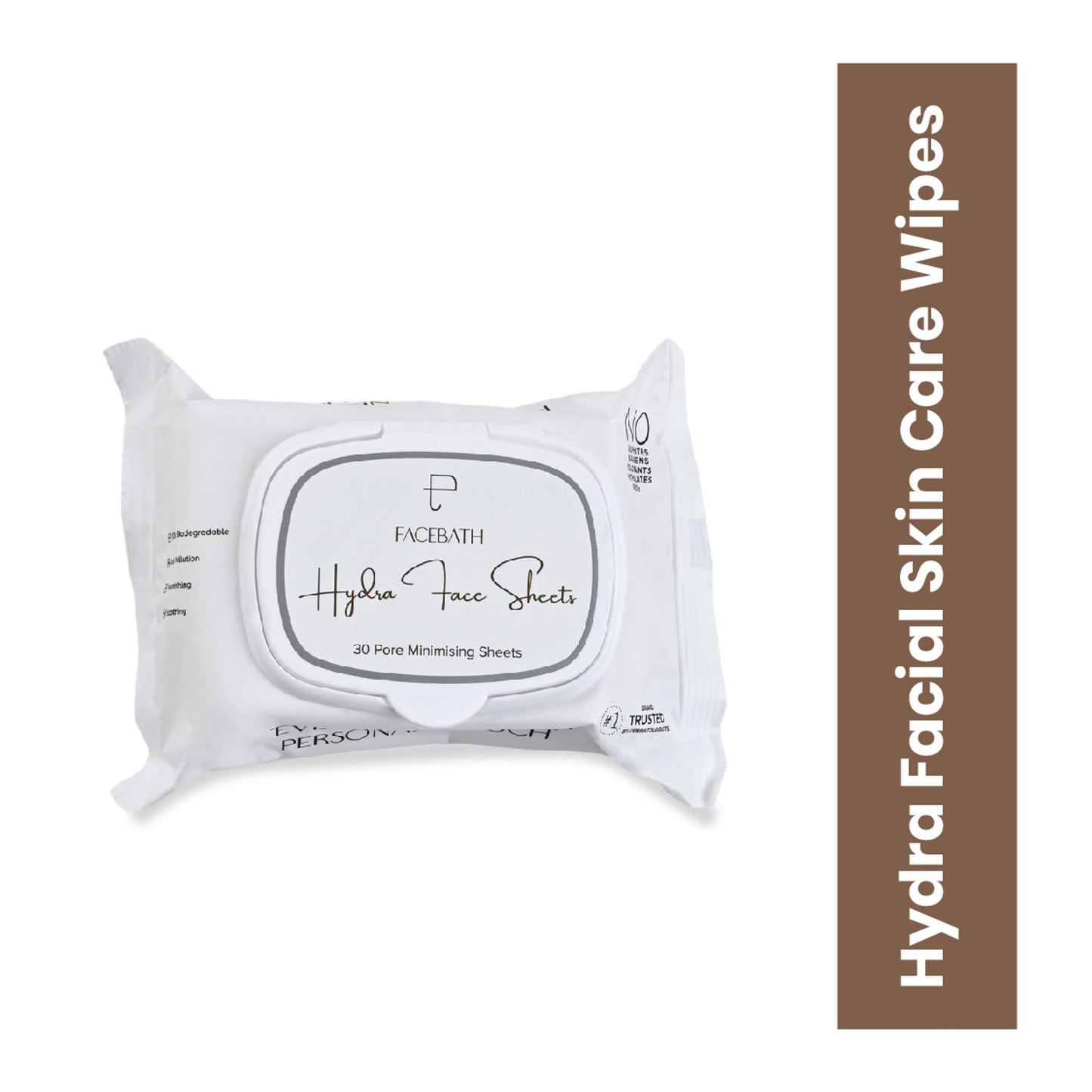 Personal Touch Skincare Hydra Facial Skin Care Serum Wipes For Pore Minimising With 72 hours Hydration