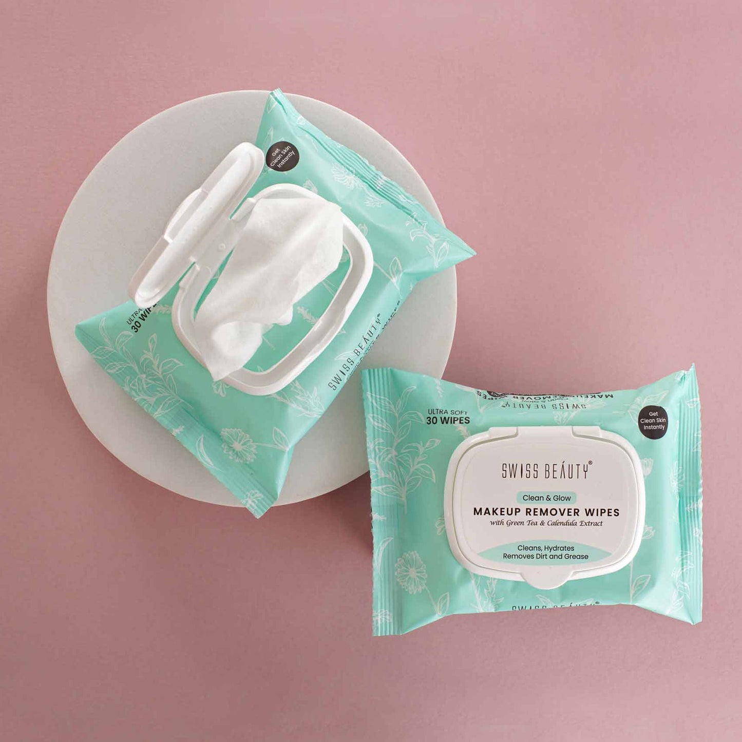 Swiss Beauty Clean And Glow Makeup Remover Wipes