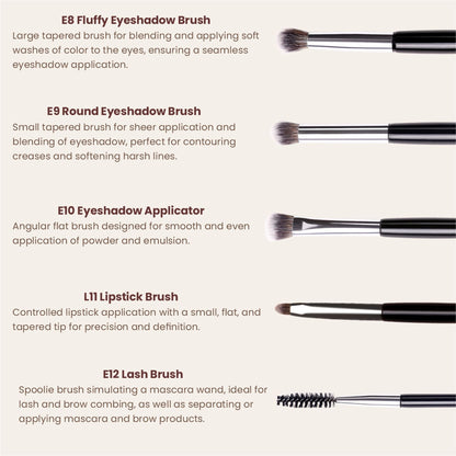 Matt Look Brush Chemistry Master Pro Artistry - Set of 12