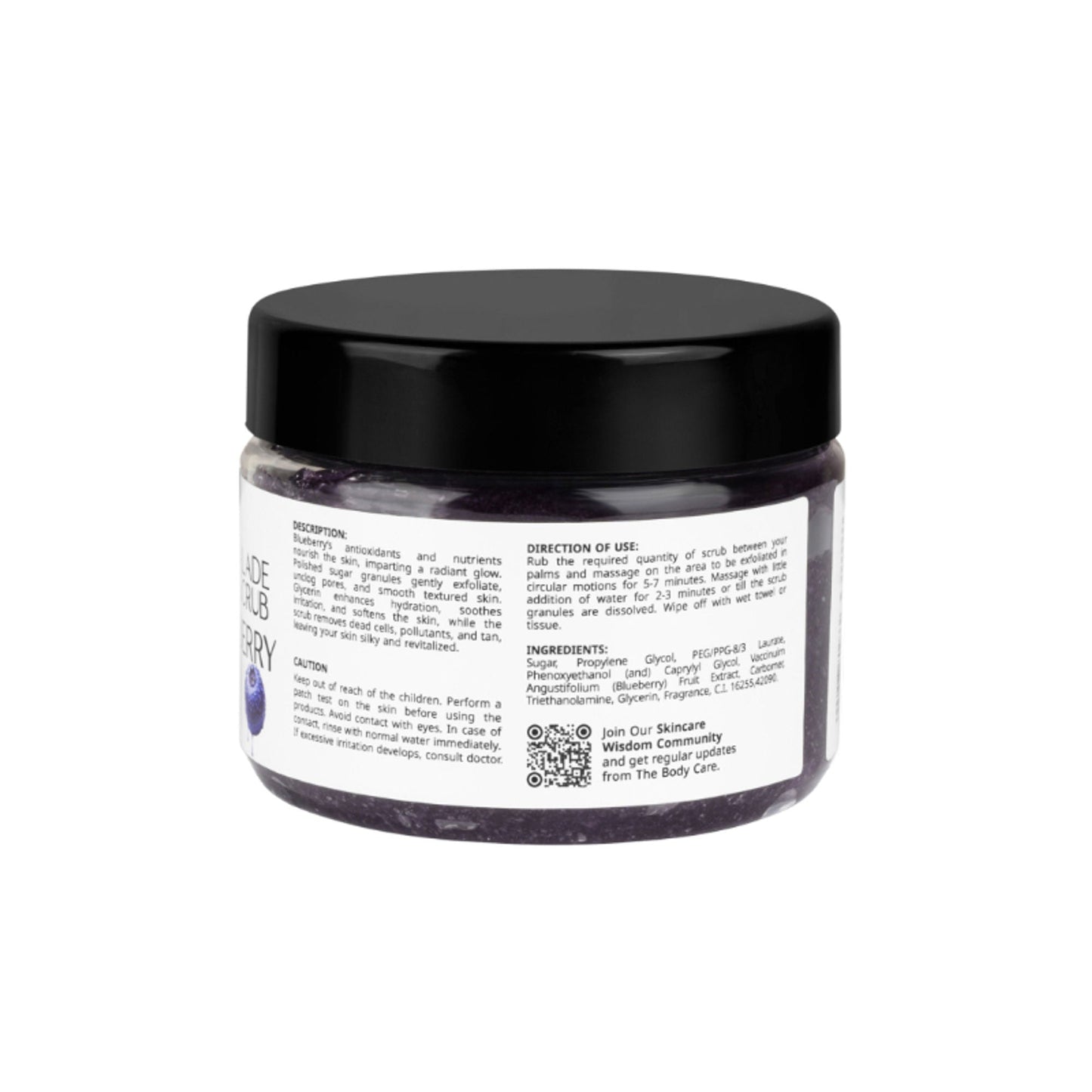 The Body Care Blueberry Marmalade Sugar Scrub