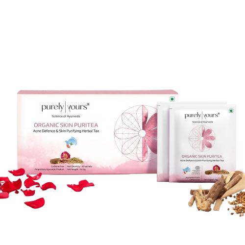 Purely Yours Organic Skin Puritea Herbal Tea for Acne Defence & Skin Purifying