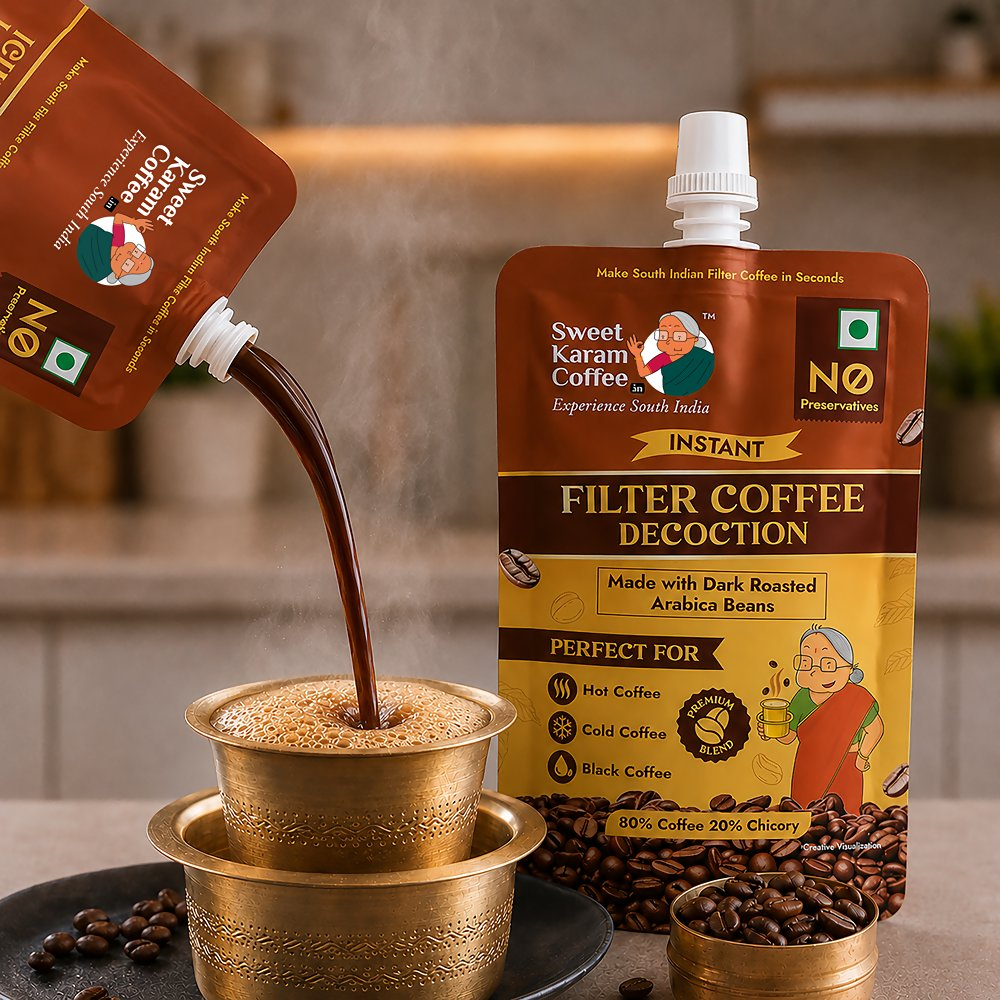 Sweet Karam Coffee Instant Filter Coffee Decoction