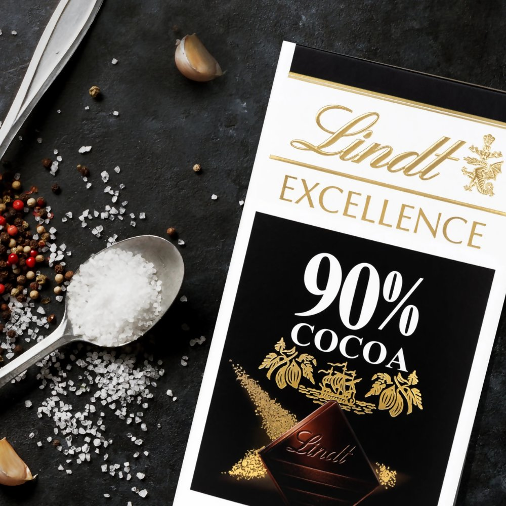 Lindt Excellence 90% Cocoa Dark Supreme Chocolate