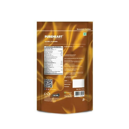 Pureheart Dry Roasted Nutreat Salted Almonds