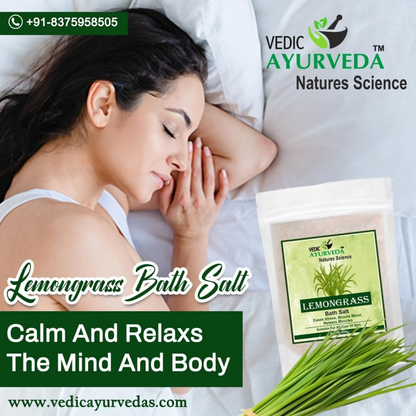 VedicAyurveda Lemongrass Bath Salt
