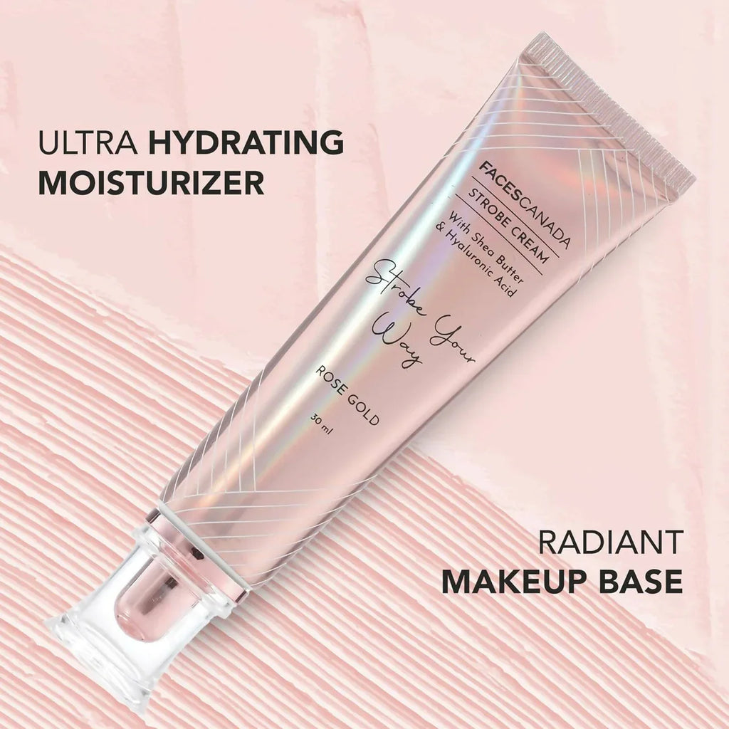 Faces Canada Strobe Cream - Rose Gold -30 gm