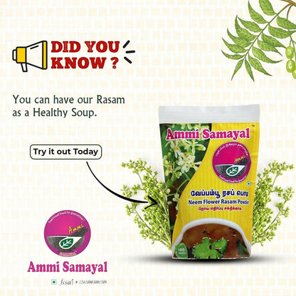 Ammi Samayal Neem Flower (Veppampoo) Instant Rasam/Soup Mix