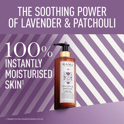 Kama Ayurveda Lavender & Patchouli Calming & Refreshing with Paraben Free Body Cleanser