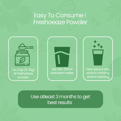 Krishna'S Herbal & Ayurveda Freshoeaze Powder