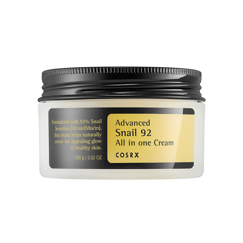 Cosrx Advanced Snail Mucin 92 All In One Cream with Hyaluronic Acid - 100 gms