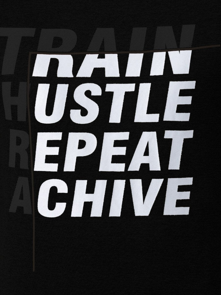 Alcis Typography Printed Dry Tech Slim Fit T-shirt
