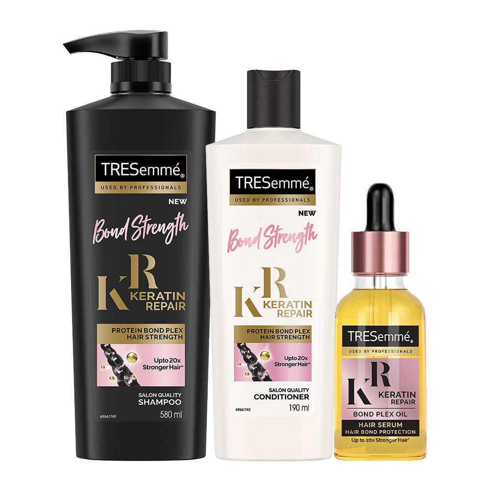 Tresemme Bond Strength Shampoo + Conditioner + Serum Combo