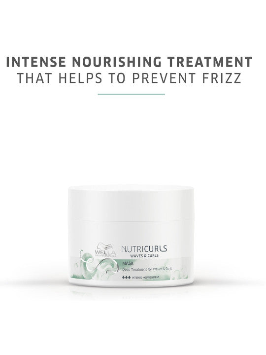 Wella Professionals Nutricurls Sulphate Free Shampoo & Deep Treatment Hair Mask Combo