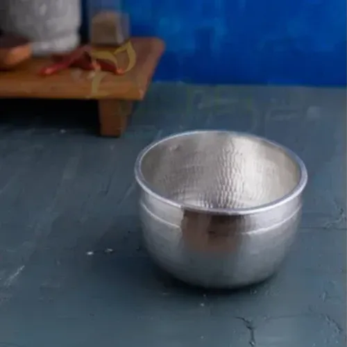 Zishta Eeya Chombu Pure Tin Vessel Kinnam Shape Handcrafted