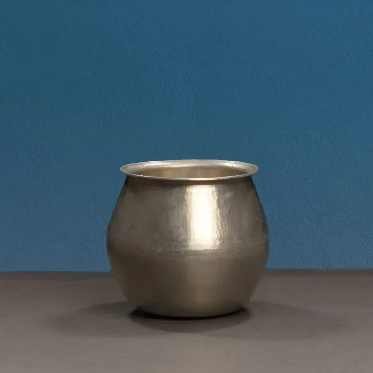 Zishta Eeya Chombu Pure Tin Vessel Mambazham Shape Handcrafted