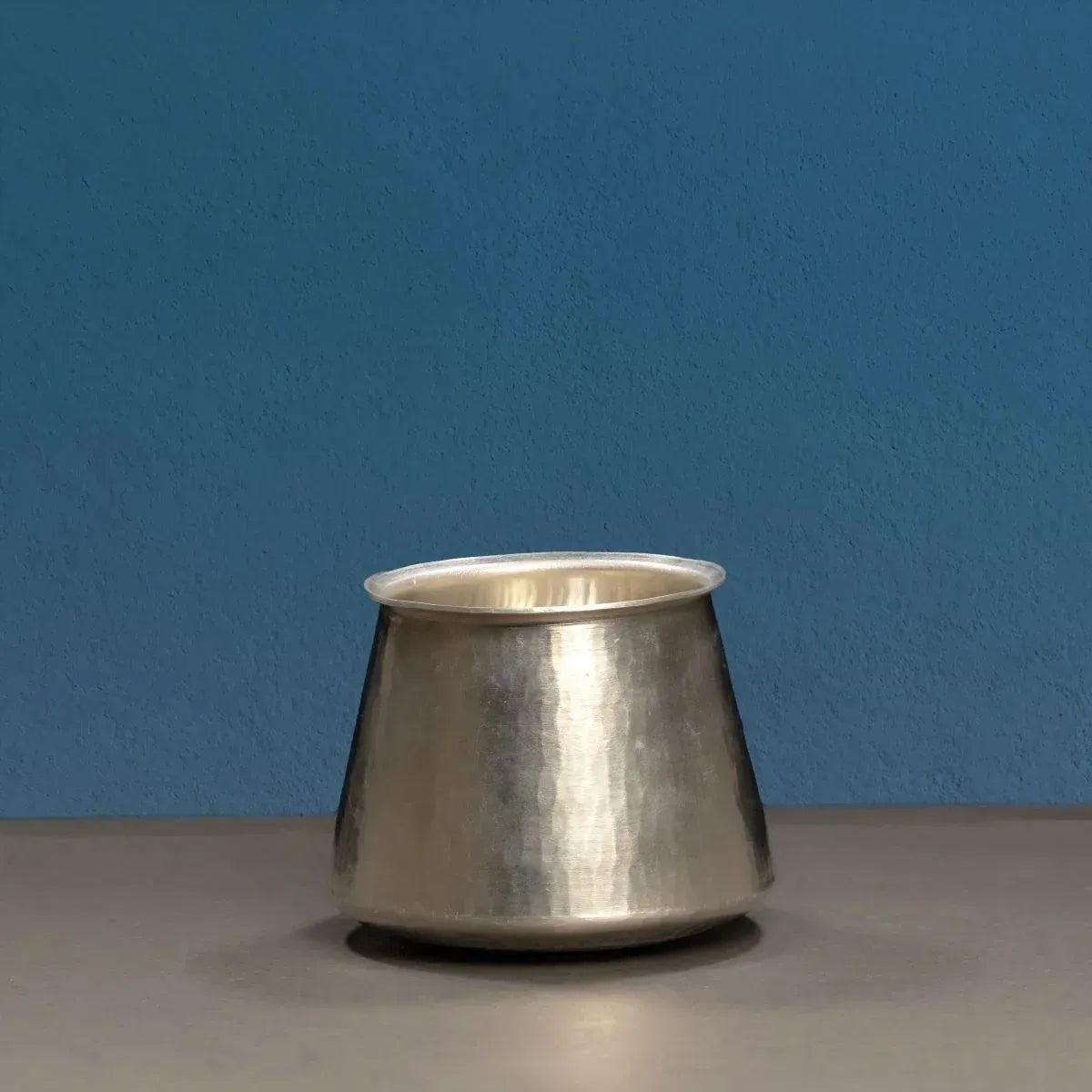 Zishta Eeya Chombu Pure Tin Vessel Vennathazhi Shape Handcrafted