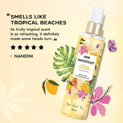 Wanderlust Fragrance Mist For Her - Tropical Thai Sunset