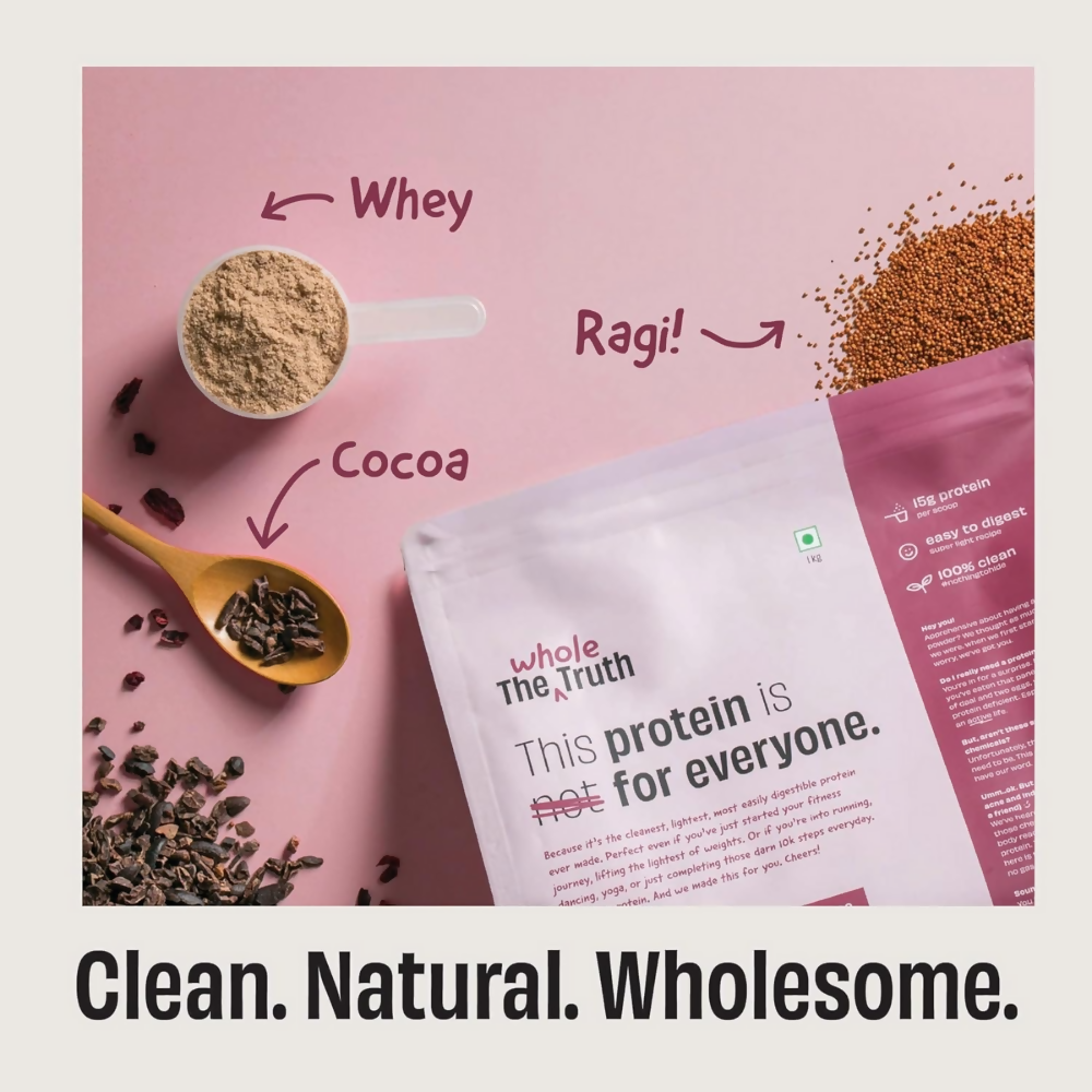 The Whole Truth 15g Protein/Scoop - Ragi Cocoa