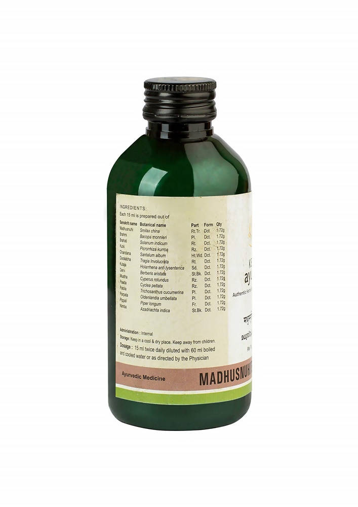 Kerala Ayurveda Madhusnuhithikthakam Kwath - 200 ml