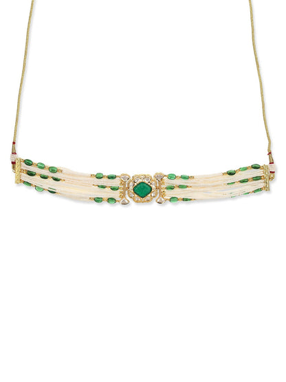 Women's Gold-Polished Necklace - Ruby Raang