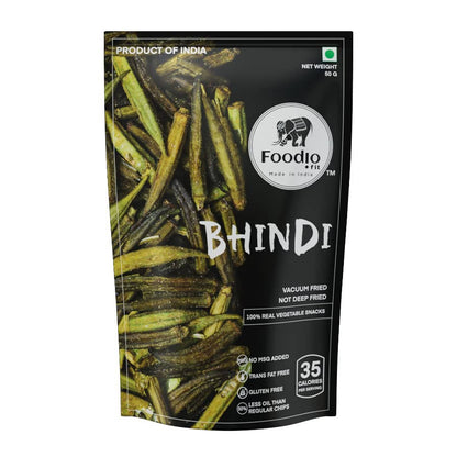Foodio Bhindi Vacuum Fried Chips