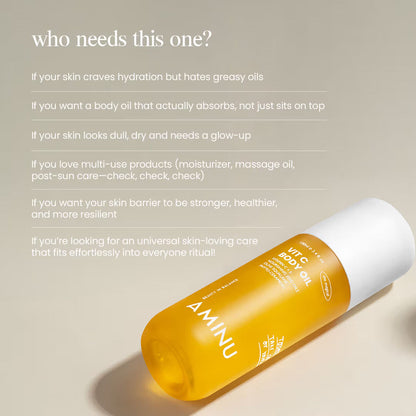 Aminu Melting Aminu Vit C Body Oil for Brightening & Hydrating