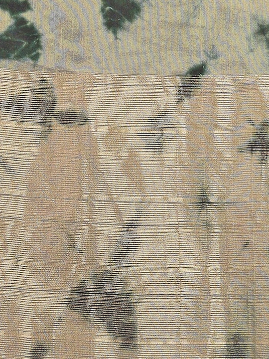 Fabmora Tie and Dye Zari Organza Saree