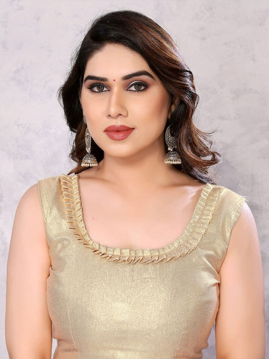 Fabmora Ethnic Motifs Printed Poly Georgette Saree