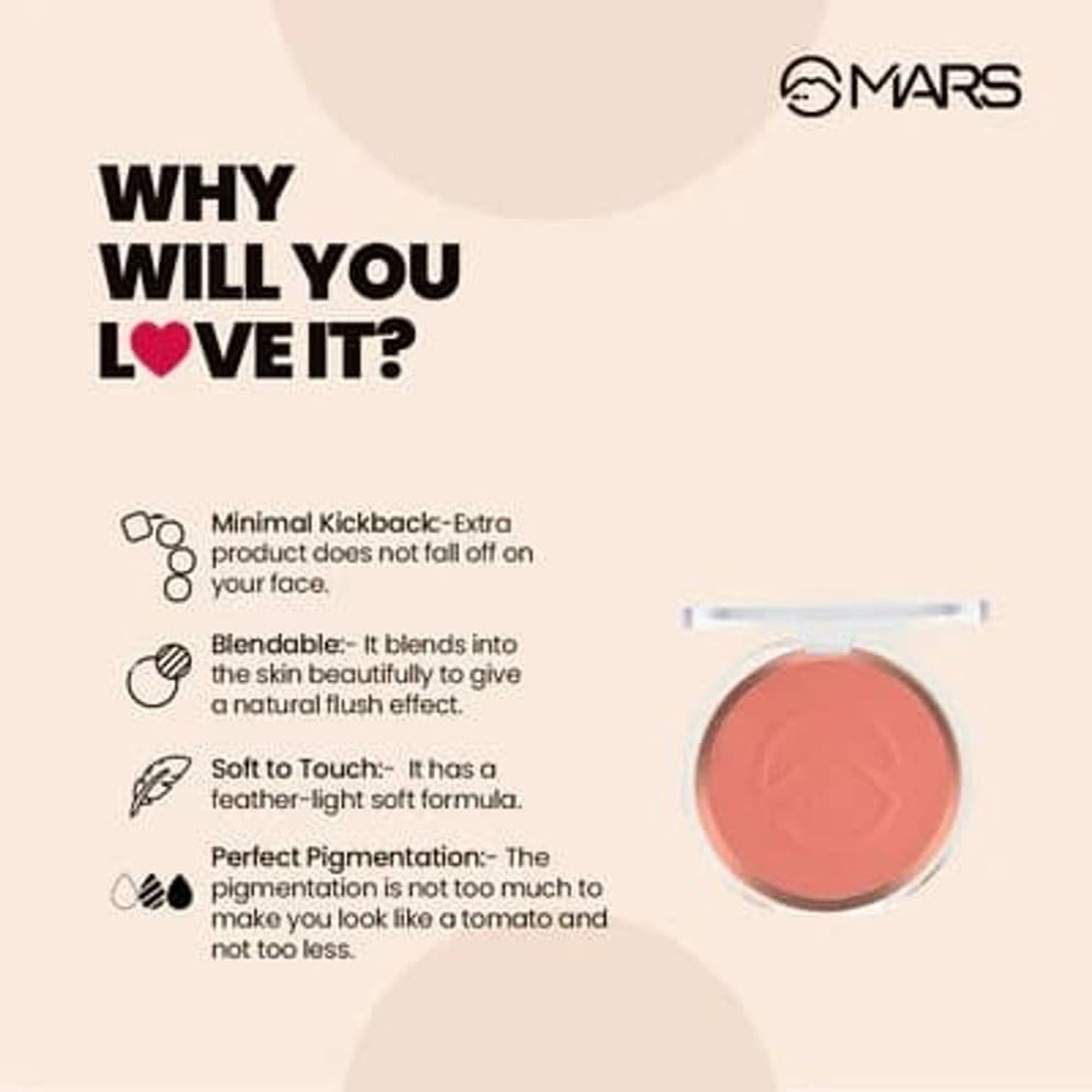 MARS Cosmetics Flush Of Love Face Blusher - 4