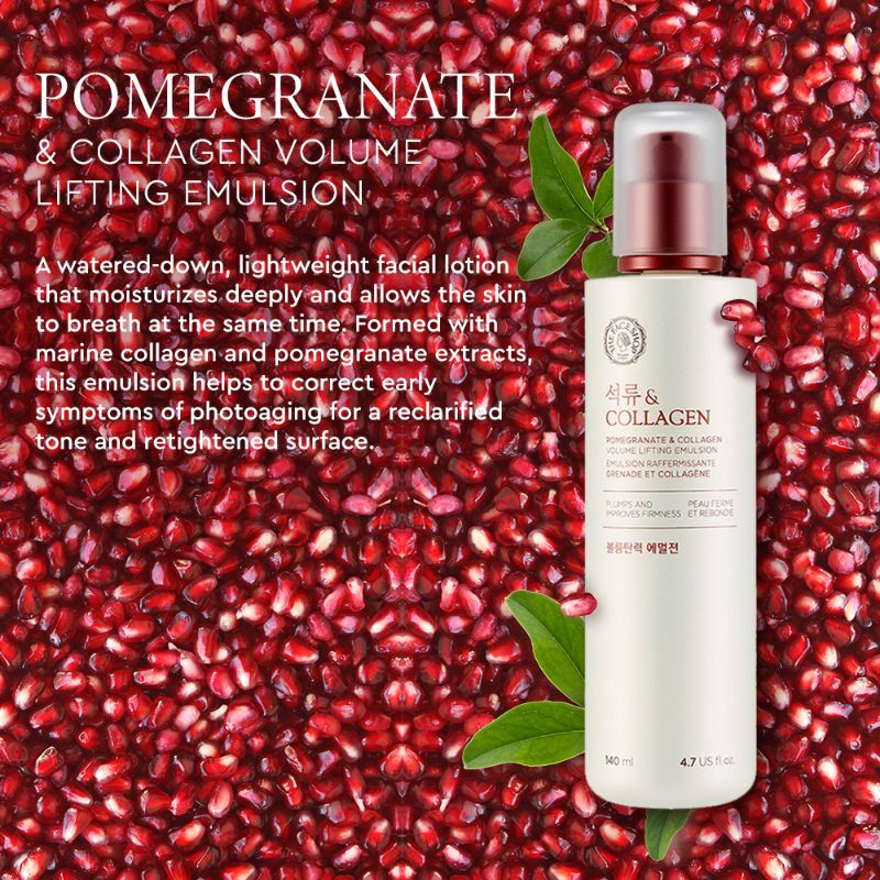 The Face Shop Pomegranate & Collagen Volume Lifting Emulsion -140 ml