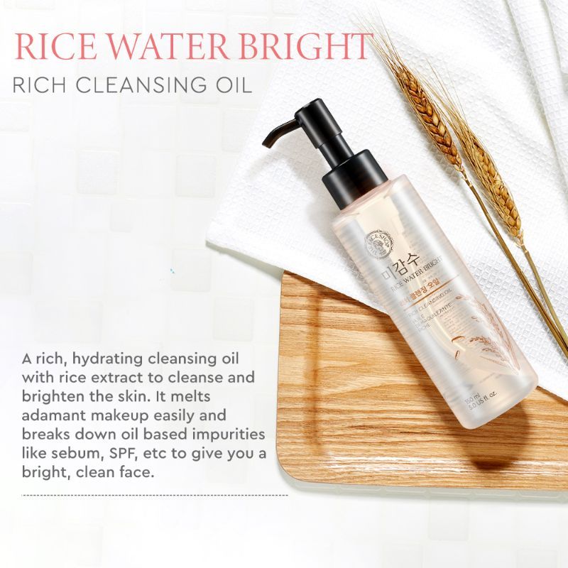 The Face Shop Rice Water Bright Light Cleansing Oil - 150 ml