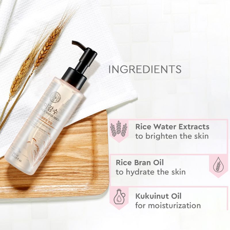 The Face Shop Rice Water Bright Light Cleansing Oil - 150 ml