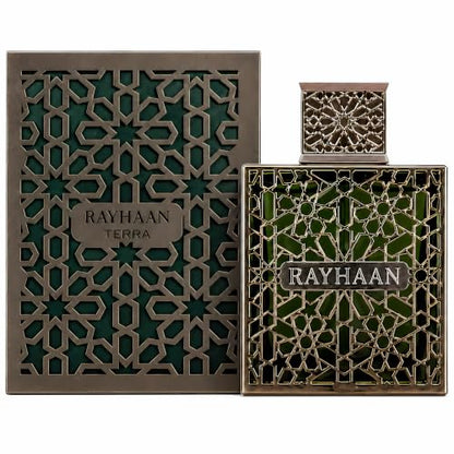 RAYHAAN Terra – Spicy, Woody, Amber, Oriental – Eau de Parfum Spray Long-Lasting Fragrance for Unisex