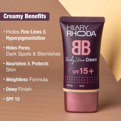 Hilary Rhoda BB Cream With SPF 15 - Golden Beige 04 - Fair Ivory 02