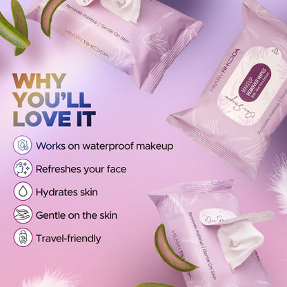 Hilary Rhoda One Swipe Waterproof Makeup Remover Wipes
