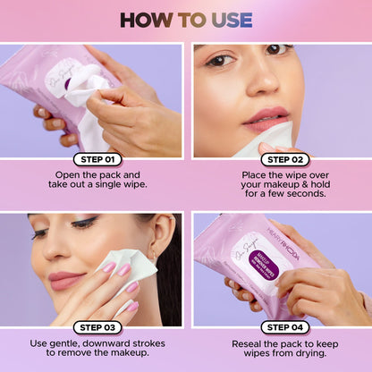 Hilary Rhoda One Swipe Waterproof Makeup Remover Wipes
