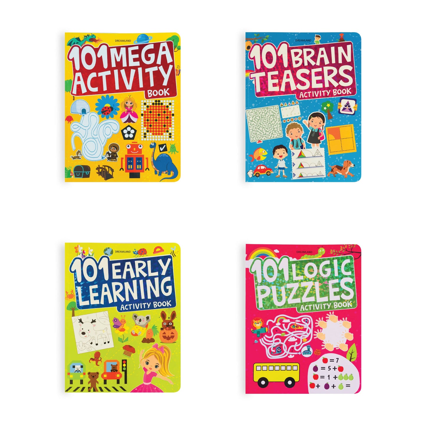 Dreamland 101 Activity Books - (A set of 4 Books)