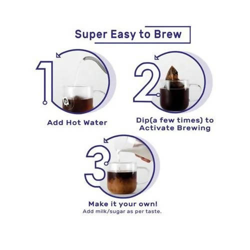 Sleepy Owl Madras Blend Filter Coffee - Pack of 1 - 10 Bags