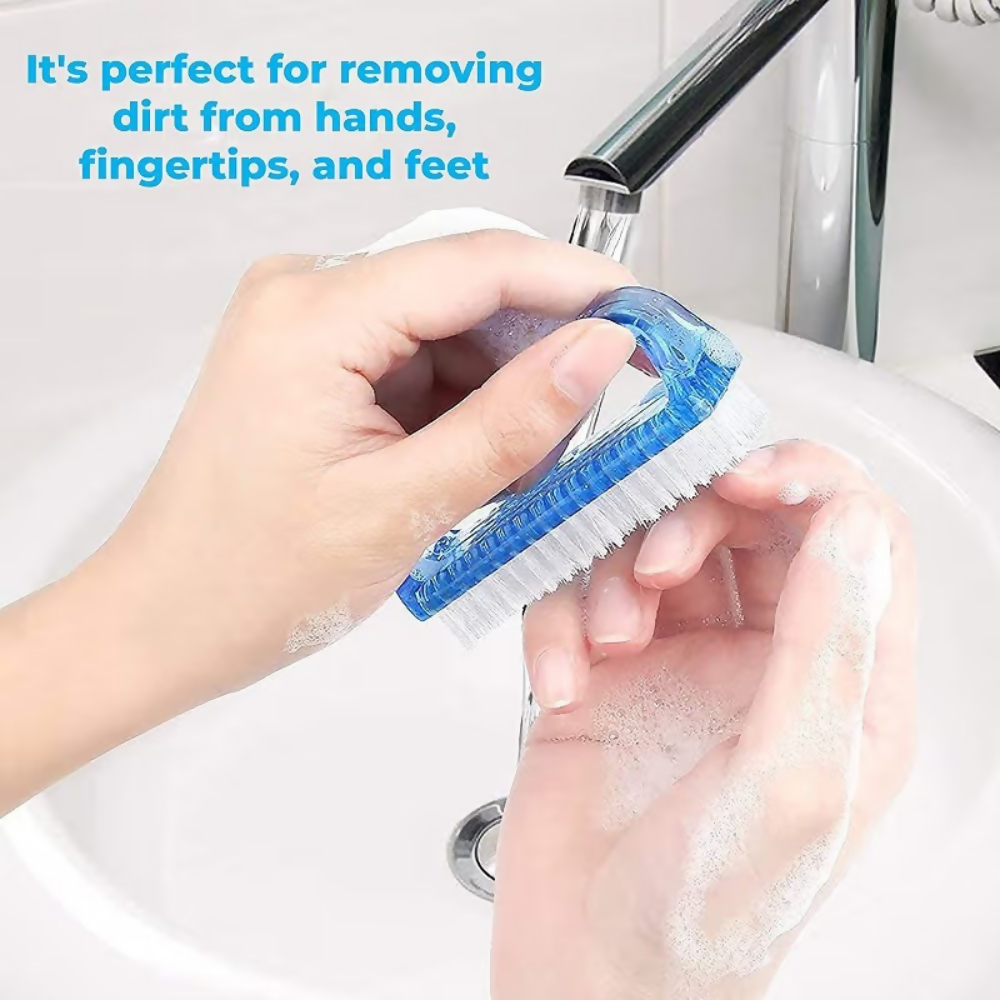 Bronson Professional Handle Grip Nail Brush Fingernail Pedicure Scrub Foot Brush