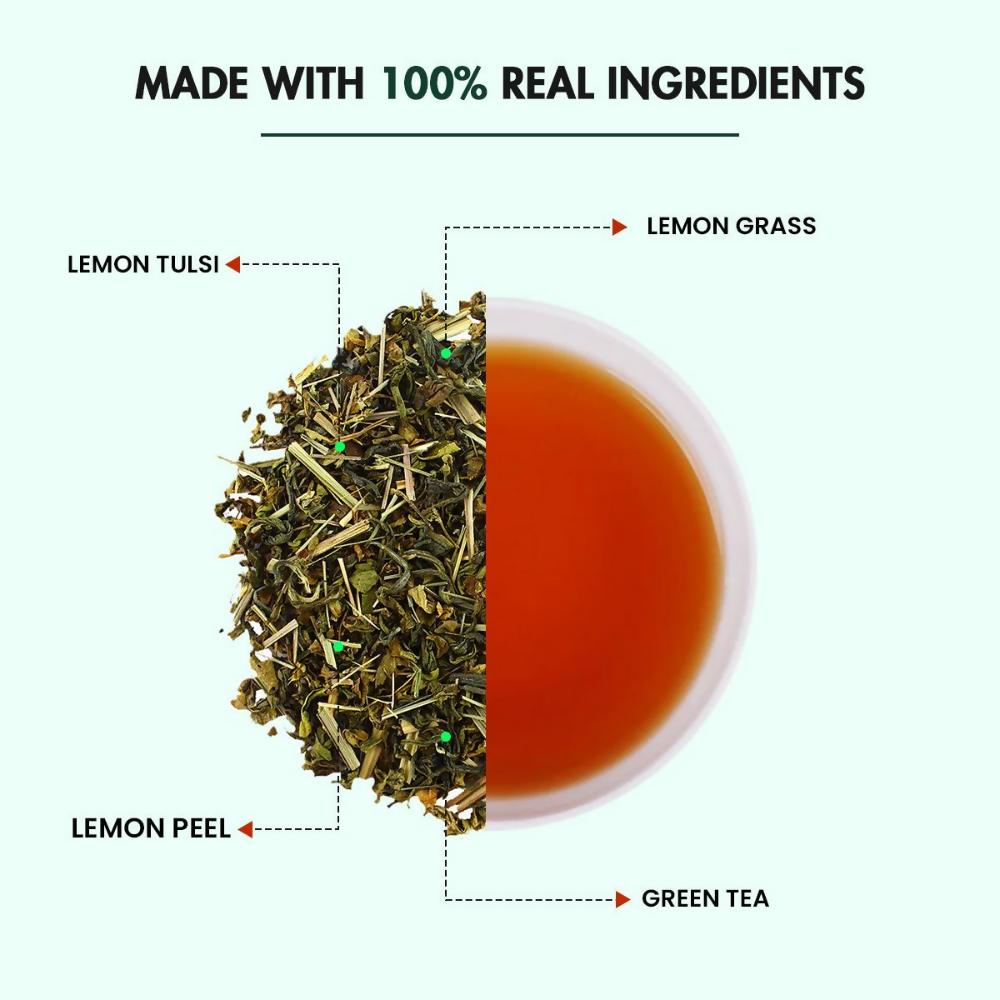 Sorich Organics Lemon Tulsi Green Tea