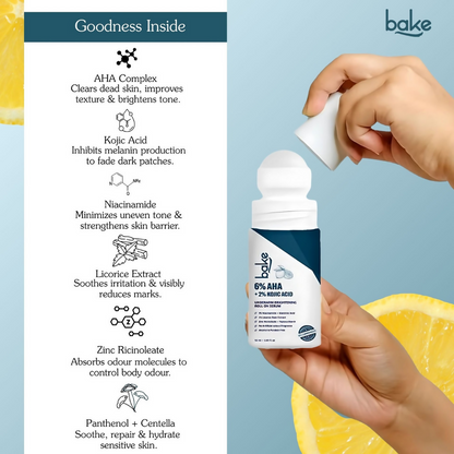 Bake BrightErase™ Underarm Brightening Roll-On Serum