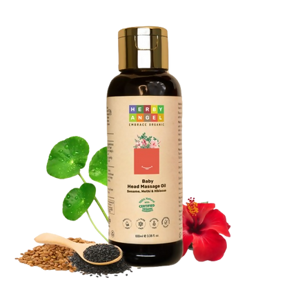 Herby Angel Head Massage Oil for Babies and Kids