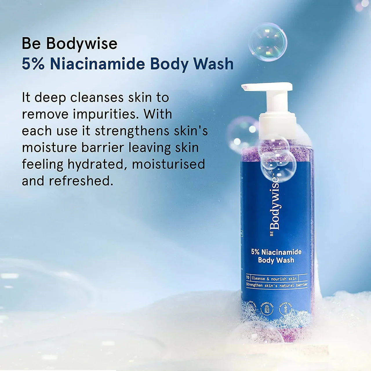 BeBodywise 5% Niacinamide Body Wash -250 ml