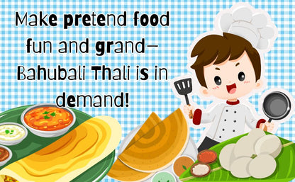The Small Wonderland Bahubali Set-20 Piece Set-South Indian food inspired Pretend Play Food Toys