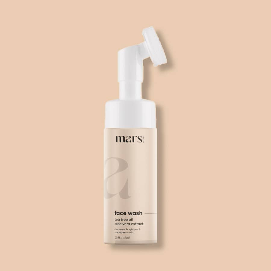 Mars by GHC Foaming Face Wash with Exfoliating Brush - 120 ml