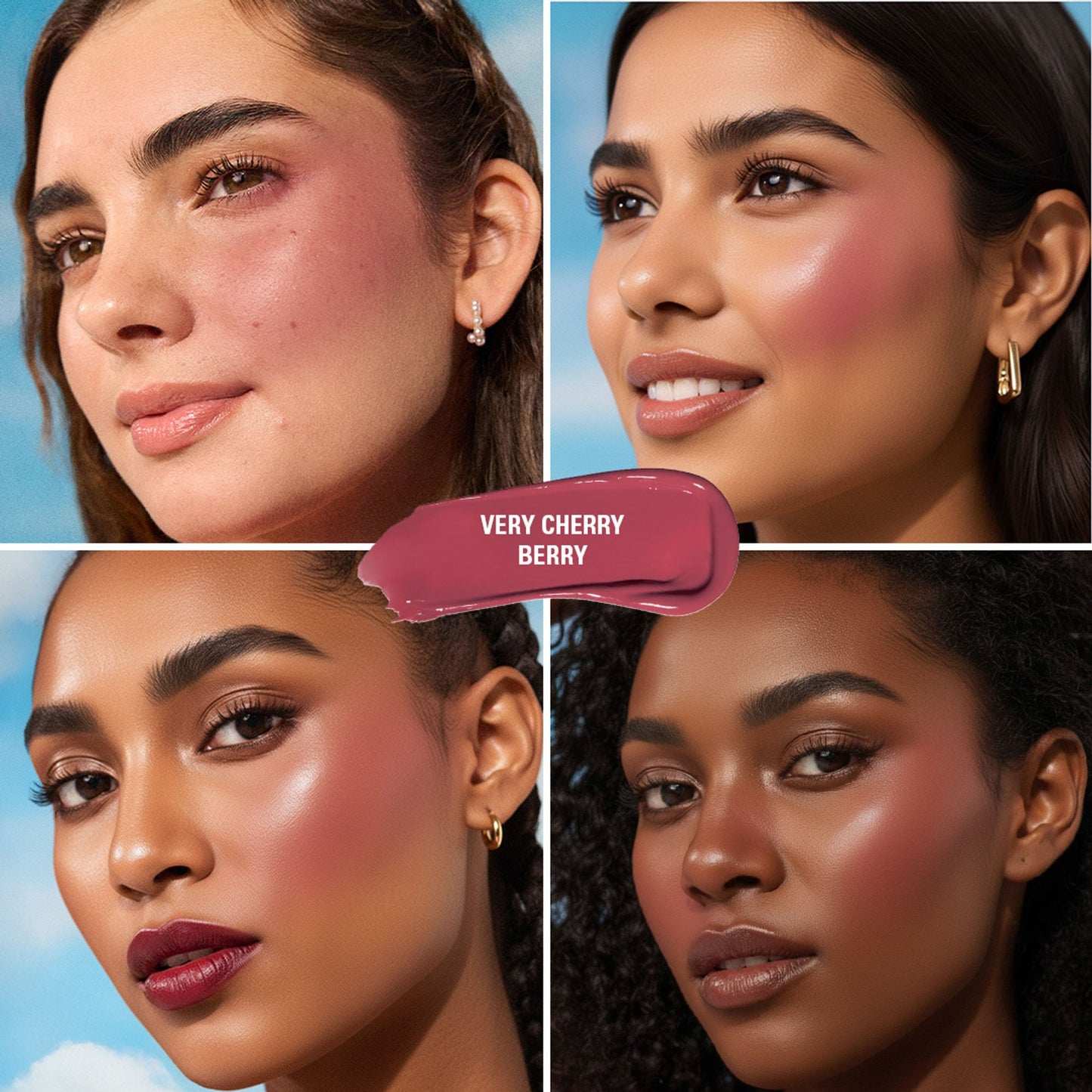 Makeup Revolution Superdewy Liquid Blush Burst - Very Cherry Berry