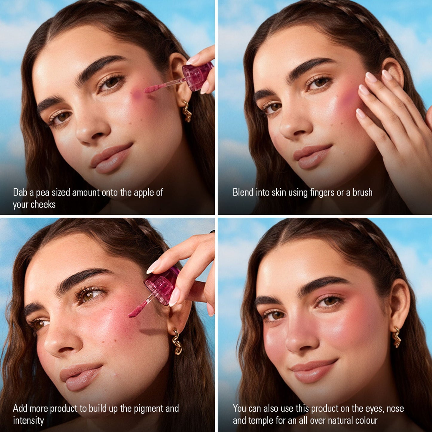 Makeup Revolution Superdewy Liquid Blush Burst - Very Cherry Berry