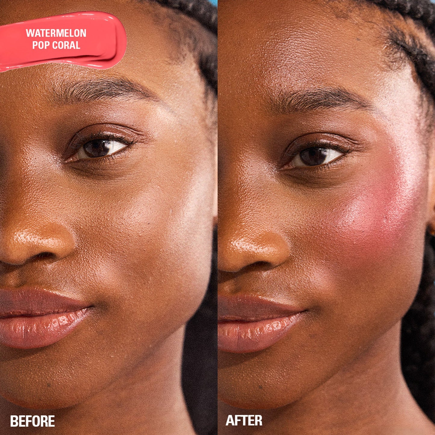 Makeup Revolution Superdewy Liquid Blush Burst - Watermelon Pop Coral