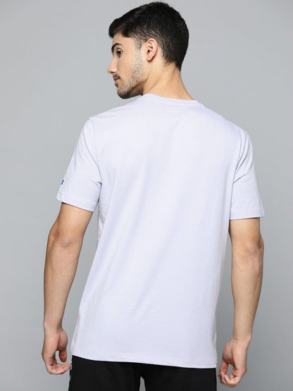 Alcis Men Typography Printed Anti Static Sports T-shirt