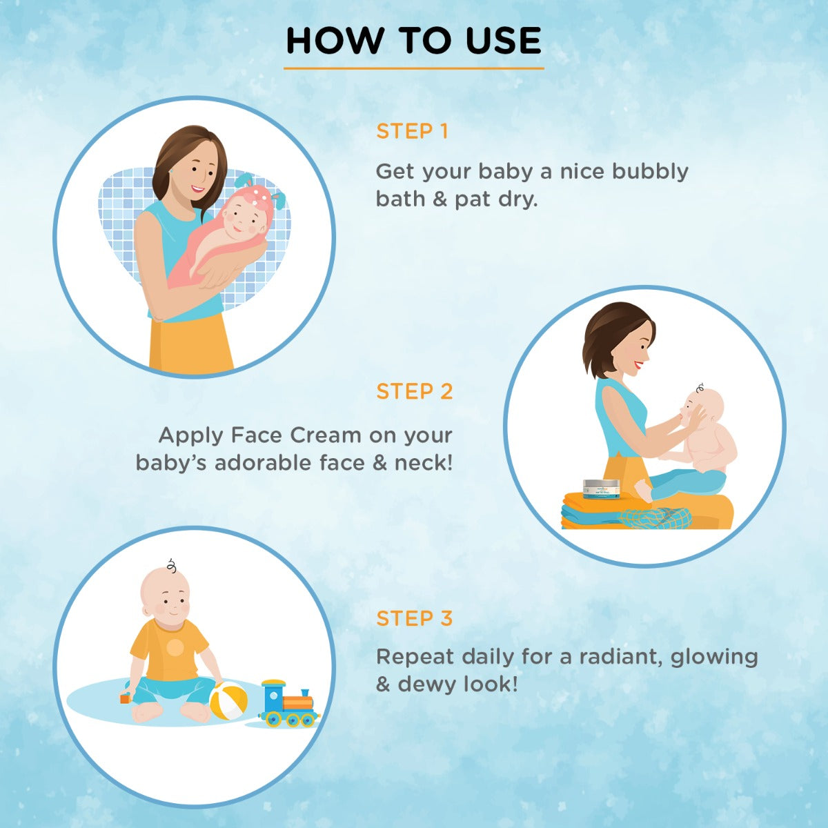 MommyPure Dewy Love Baby Face Cream - 50 gms